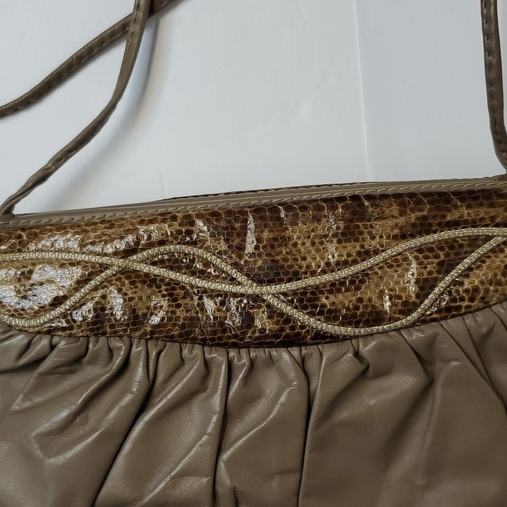 Vintage Hala Leather Clutch Shoulder Bag - Picture 7 of 8